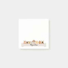 Puppy Post Het Noteert Schattigee Doggy Notitieblo Post-it® Notes