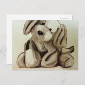 Puppy Postcard Briefkaart (Voorkant / Achterkant)