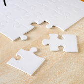 "PUPPY POWER"-puzzel met aangepaste naam puppy. Legpuzzel (Zijkant)