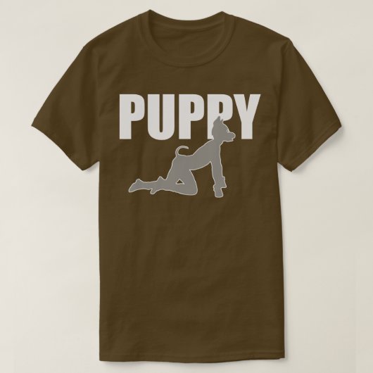 Puppy Pride Human Puppy Play T-shirt (Design voorkant)
