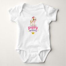 Puppy Prinses Schattig Meisje Hond Roze Strik Goud