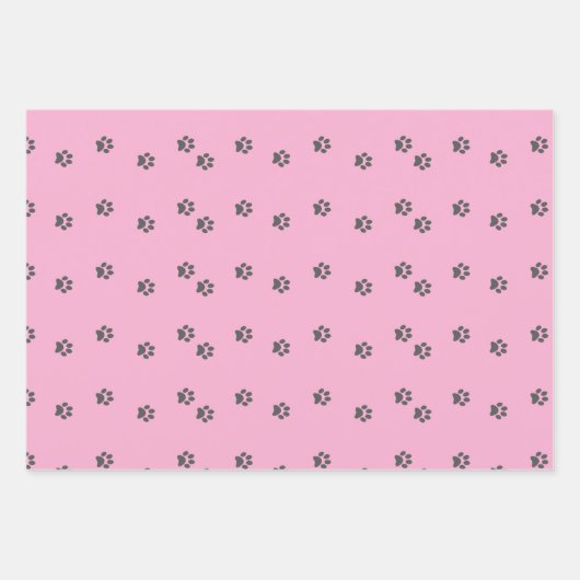 Puppy Prints 2025 Inpakpapier Vel (Voorkant)