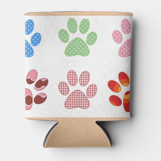 Puppy Prints Blikjeskoeler (Voorkant)