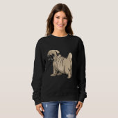 Puppy Pug Pet Cute Trui (Voorkant volledig)