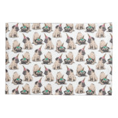 Puppy Pugs | Unicorn-patroon overbrengen Kussensloop (Achterkant-Links)