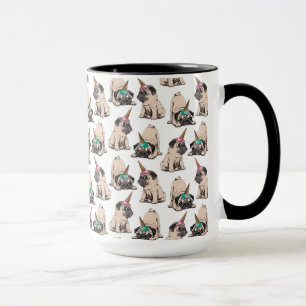 Puppy Pugs Unicorn-patroon overbrengen Mok