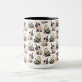 Puppy Pugs | Unicorn-patroon overbrengen Mok (Midden)