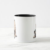 Puppy Pugs | Unicorn-patroon overbrengen Mok (Midden)