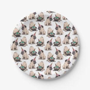 Puppy Pugs Unicorn-patroon overbrengen Papieren Bordje