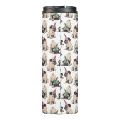 Puppy Pugs | Unicorn-patroon overbrengen Thermosbeker (Achterkant)