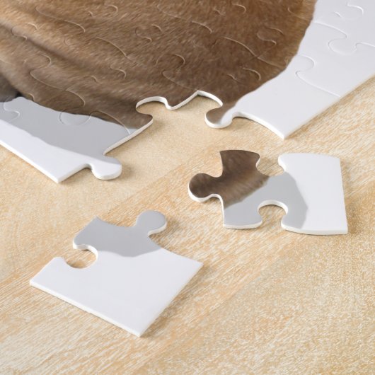 puppy puzzel in engels legpuzzel (Zijkant)