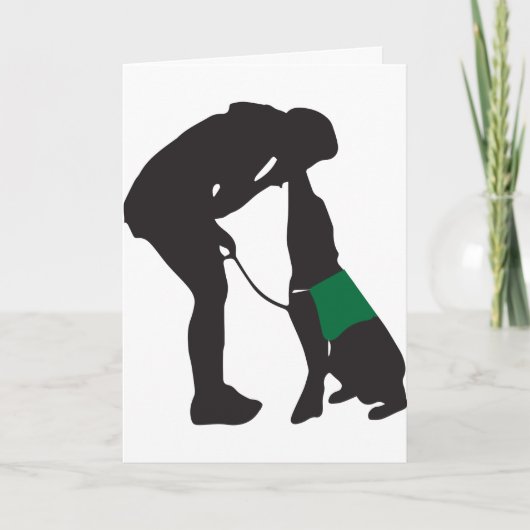 Puppy Raiser Card - Custom Message Bedankkaart (Voorkant)