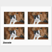 Puppy Rechthoekige Sticker (Vel)