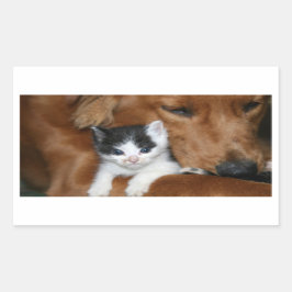 Puppy Rechthoekige Sticker