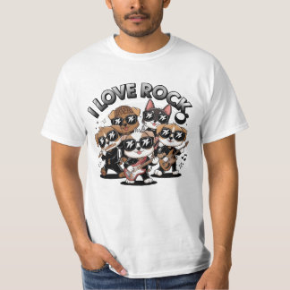 Puppy rock band t-shirt