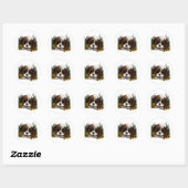 Puppy Ronde Sticker (Vel)