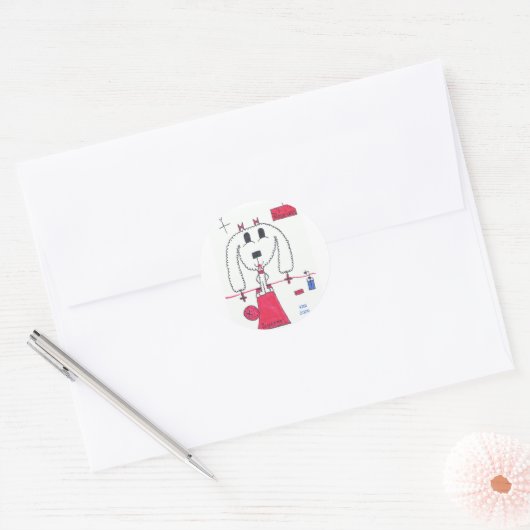  Puppy "Roseann" - stickers (Envelop)