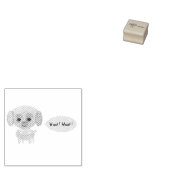 Puppy Rubberstempel (Gestempeld)