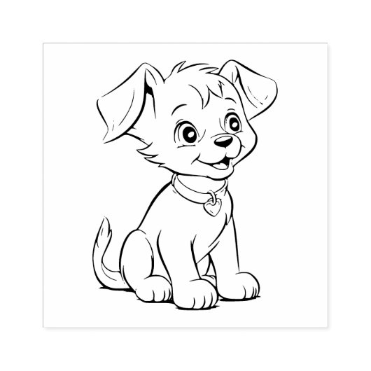 Puppy Rubberstempel (Afrduk)
