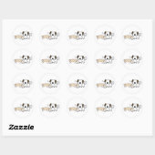 Puppy’s, hondjes ronde sticker (Vel)