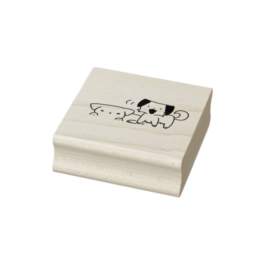 Puppy’s hondjes rubberstempel (Stempel)