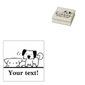 Puppy’s hondjes rubberstempel (Gestempeld)