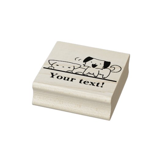 Puppy’s hondjes rubberstempel (Stempel)