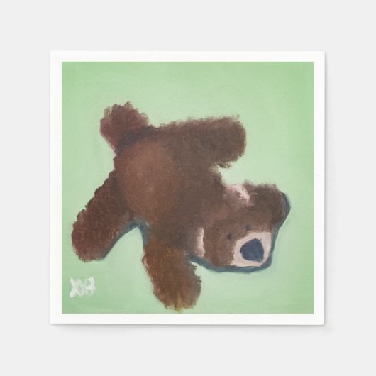Puppy’s pluche Speelgoed Servet (Voorkant)