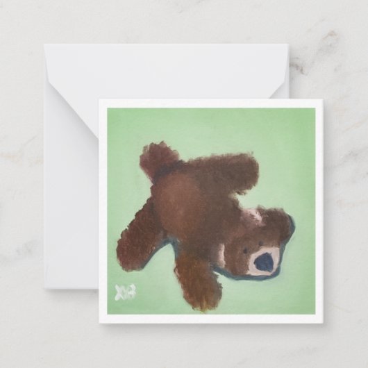 Puppy’s Plush Toy Notitiekaartje (Voorkant)