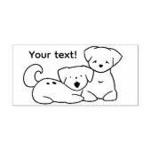 Puppy’s  rubberstempel (Afrduk)