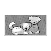 Puppy’s  rubberstempel (Afrduk)