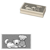 Puppy’s  rubberstempel (Gestempeld)