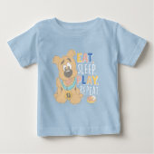 Puppy Scooby-Doo "Eat, Sleep, Play, Repeëren" (Voorkant)