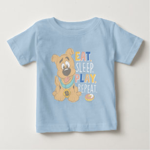 Puppy Scooby-Doo "Eat, Sleep, Play, Repeëren"