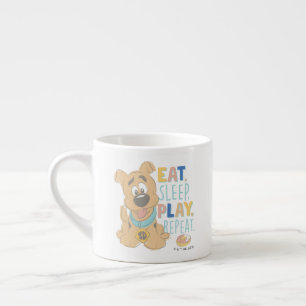 Puppy Scooby-Doo "Eat, Sleep, Play, Repeëren" Espresso Kop