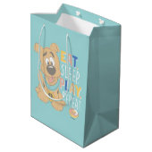 Puppy Scooby-Doo "Eat, Sleep, Play, Repeëren" Medium Cadeauzakje (Achterkant Gekanteld)