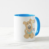 Puppy Scooby-Doo "Eat, Sleep, Play, Repeëren" Mok (Voorkant rechts)