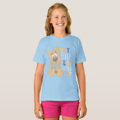 Puppy Scooby-Doo "Eat, Sleep, Play, Repeëren" T-shirt (Voorkant volledig)