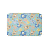 Puppy Scooby-Doo Flower Pattern Badmat (Voorkant)