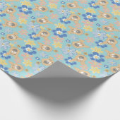 Puppy Scooby-Doo Flower Pattern Cadeaupapier (Hoek)