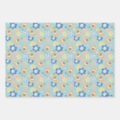 Puppy Scooby-Doo Flower Pattern Inpakpapier Vel (Voorkant 3)