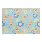 Puppy Scooby-Doo Flower Pattern Kussensloop (Achterkant)