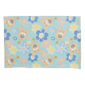 Puppy Scooby-Doo Flower Pattern Kussensloop (Voorkant)