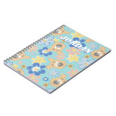 Puppy Scooby-Doo Flower Pattern Notitieboek (Linkerzijde)