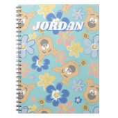 Puppy Scooby-Doo Flower Pattern Notitieboek (Voorkant)
