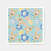 Puppy Scooby-Doo Flower Pattern Servet (Voorkant)