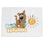 Puppy Scooby-Doo "Hallo Sunshine" Groot Cadeauzakje (Voorkant)