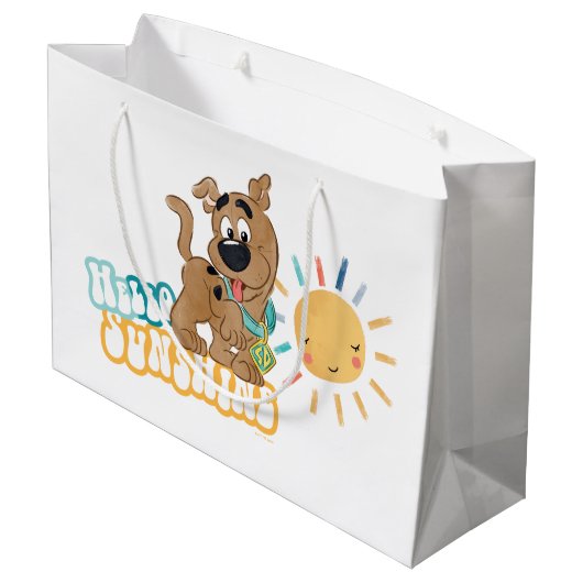 Puppy Scooby-Doo "Hallo Sunshine" Groot Cadeauzakje (Achterkant Gekanteld)