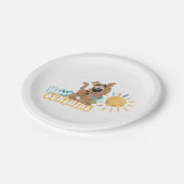 Puppy Scooby-Doo "Hallo Sunshine" Papieren Bordje (Gekanteld)