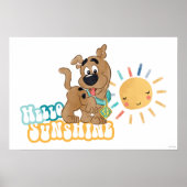 Puppy Scooby-Doo "Hallo Sunshine" Poster (Voorkant)